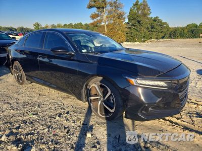 Czwarte zdjęcie samochodu z boku: 2022 HONDA ACCORD SPORT SE VIN:1HGCV1F41NA122528 - miniatura