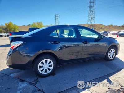 Trzecie zdjęcie samochodu z tyłu: 2016 TOYOTA COROLLA L VIN:5YFBURHE7GP460984 - miniatura
