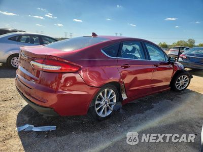 Trzecie zdjęcie samochodu z tyłu: 2019 FORD FUSION SE VIN:3FA6P0LU1KR204609 - miniatura