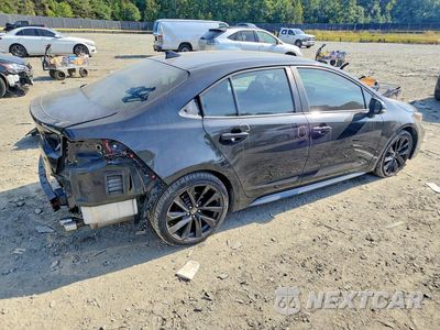 Trzecie zdjęcie samochodu z tyłu: 2020 TOYOTA COROLLA SE NIGHTSHADE EDITION VIN:5YFS4RCE1LP036959 - miniatura