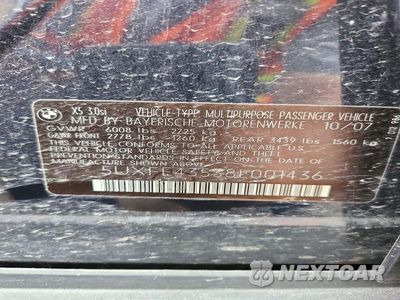 Zdjęcie 13 z 13 samochodu: 2008 BMW X5 3.0I VIN:5UXFE43538L001436 - miniatura