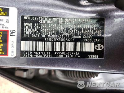 Zdjęcie 12 z 12 samochodu: 2013 TOYOTA CAMRY HYBRID LE VIN:4T1BD1FK7DU073792 - miniatura