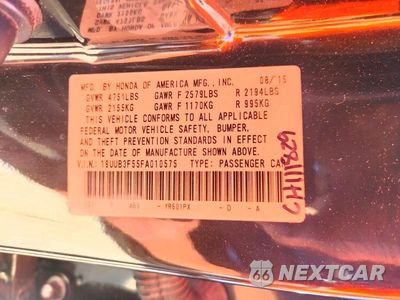 Zdjęcie 12 z 12 samochodu: 2015 ACURA TLX TECH VIN:19UUB3F55FA010575 - miniatura