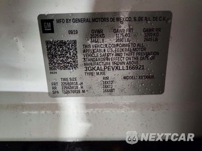 Zdjęcie 14 z 14 samochodu: 2020 GMC TERRAIN SLT VIN:3GKALPEVXLL166921 - miniatura