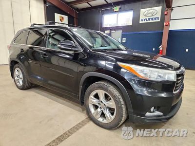 Czwarte zdjęcie samochodu z boku: 2015 TOYOTA HIGHLANDER LIMITED VIN:5TDDKRFH8FS073216 - miniatura