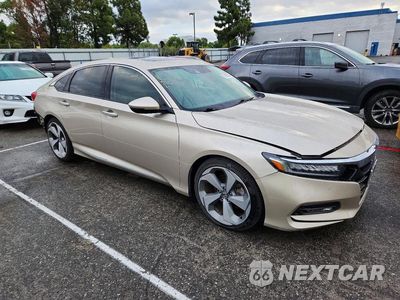 Czwarte zdjęcie samochodu z boku: 2018 HONDA ACCORD TOURING VIN:1HGCV1F90JA003052 - miniatura