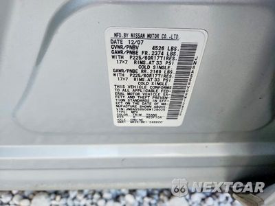 Zdjęcie 14 z 14 samochodu: 2008 NISSAN ROGUE S VIN:JN8AS58V08W129025 - miniatura