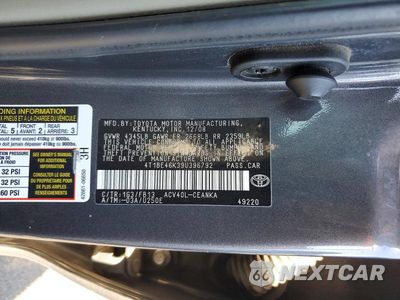 Zdjęcie 13 z 13 samochodu: 2009 TOYOTA CAMRY LE VIN:4T1BE46K39U396792 - miniatura