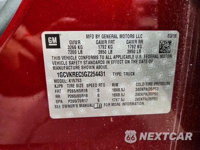 Zdjęcie 13 z 13 samochodu: 2016 CHEVROLET SILVERADO K1500 LT VIN:1GCVKREC5GZ254431 - miniatura