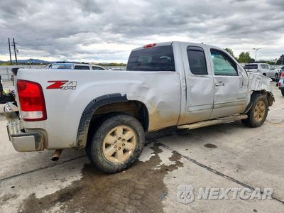 Trzecie zdjęcie samochodu z tyłu: 2012 GMC SIERRA K1500 SLT VIN:1GTR2WE77CZ242696 - miniatura