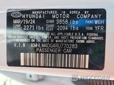 Zdjęcie 12 z 12 samochodu: 2024 HYUNDAI ELANTRA SEL VIN:KMHLM4DG4RU770283 - miniatura