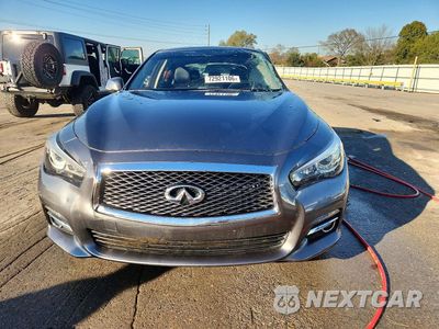 Piąte zdjęcie samochodu w środku: 2015 INFINITI Q50 BASE VIN:JN1BV7AP9FM339889 - miniatura