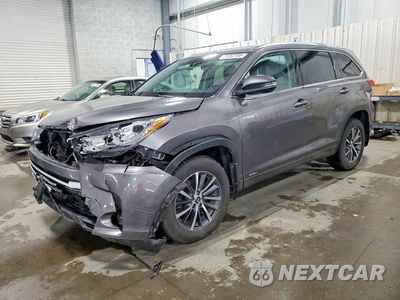 2017 TOYOTA HIGHLANDER HYBRID XLE 5TDJGRFH5HS029617 - główne zdjęcie licytacji z USA - miniatura