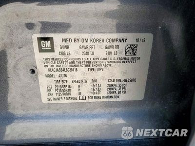 Zdjęcie 13 z 13 samochodu: 2020 BUICK ENCORE PREFERRED VIN:KL4CJASB4LB030118 - miniatura
