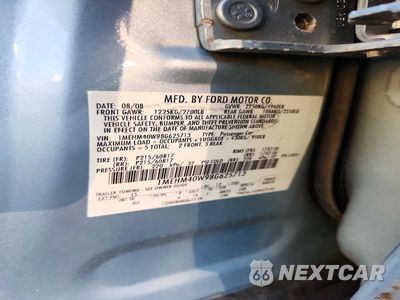Zdjęcie 12 z 12 samochodu: 2008 MERCURY SABLE LUXURY VIN:1MEHM40W98G625713 - miniatura