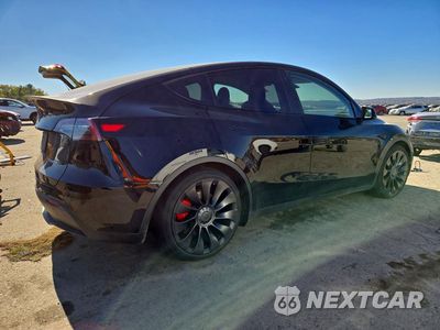 Trzecie zdjęcie samochodu z tyłu: 2022 TESLA MODEL Y VIN:7SAYGDEF7NF505743 - miniatura