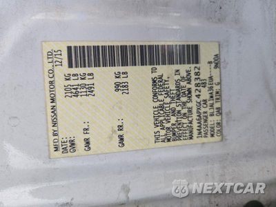 Zdjęcie 13 z 13 samochodu: 2016 NISSAN MAXIMA 3.5 SR VIN:1N4AA6APXGC428382 - miniatura