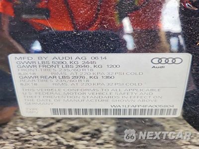 Zdjęcie 13 z 13 samochodu: 2015 AUDI Q5 PREMIUM PLUS VIN:WA1LFAFP4FA005804 - miniatura