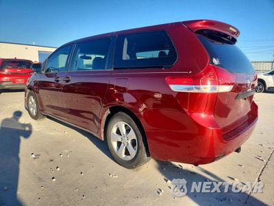 Drugie zdjęcie samochodu z przodu: 2013 TOYOTA SIENNA L 7-PASSENGER VIN:5TDZK3DC8DS400012 - miniatura
