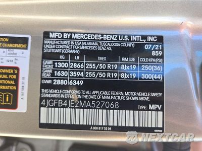 Zdjęcie 13 z 13 samochodu: 2021 MERCEDES-BENZ GLE 350 VIN:4JGFB4JE2MA527068 - miniatura