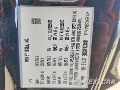 Zdjęcie 13 z 13 samochodu: 2025 TESLA MODEL 3 VIN:5YJ3E1EB2SF903401 - miniatura
