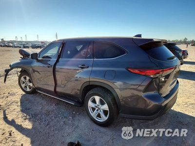 Drugie zdjęcie samochodu z przodu: 2021 TOYOTA HIGHLANDER LE VIN:5TDZZRAH7MS069647 - miniatura