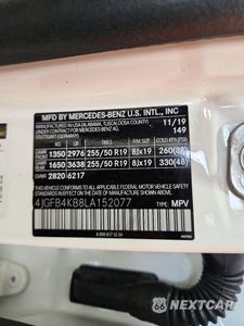 Zdjęcie 12 z 12 samochodu: 2020 MERCEDES-BENZ GLE 350 4MATIC VIN:4JGFB4KB8LA152077 - miniatura