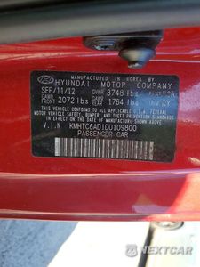 Zdjęcie 12 z 12 samochodu: 2013 HYUNDAI VELOSTER BASE VIN:KMHTC6AD1DU109800 - miniatura
