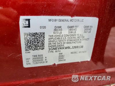 Zdjęcie 13 z 13 samochodu: 2020 CHEVROLET TRAVERSE PREMIER VIN:1GNEVKKW9LJ269138 - miniatura