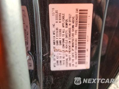 Zdjęcie 13 z 13 samochodu: 2017 HONDA ACCORD SPORT SPECIAL EDITION VIN:1HGCR2F15HA090560 - miniatura