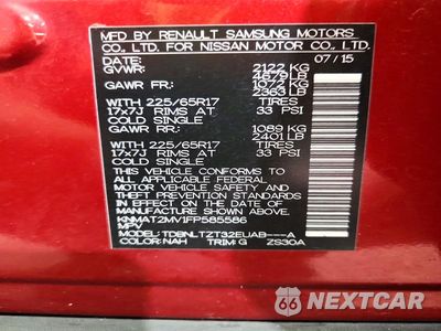 Zdjęcie 13 z 13 samochodu: 2015 NISSAN ROGUE SV VIN:KNMAT2MV1FP585586 - miniatura