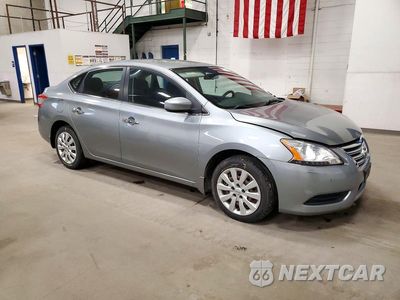 Czwarte zdjęcie samochodu z boku: 2013 NISSAN SENTRA S VIN:3N1AB7AP3DL797360 - miniatura