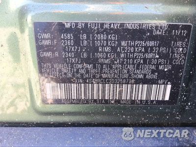 Zdjęcie 12 z 13 samochodu: 2013 SUBARU OUTBACK 2.5I LIMITED VIN:4S4BRCLC2D3258736 - miniatura