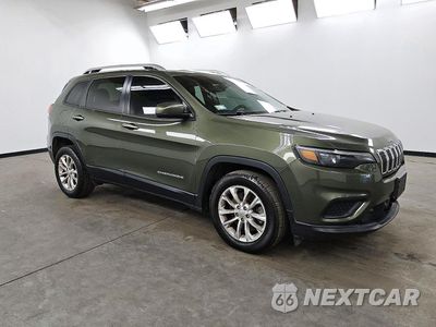 Czwarte zdjęcie samochodu z boku: 2021 JEEP CHEROKEE LATITUDE VIN:1C4PJLCB8MD214792 - miniatura
