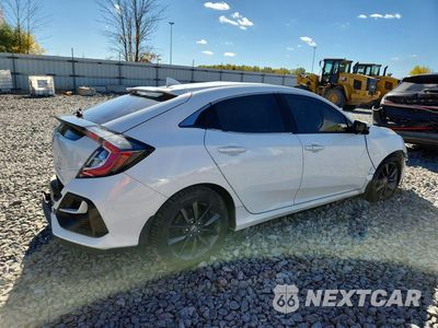 Trzecie zdjęcie samochodu z tyłu: 2021 HONDA CIVIC EX VIN:SHHFK7H67MU221008 - miniatura