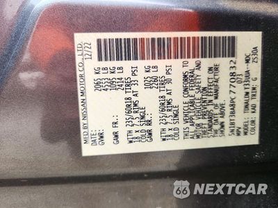 Zdjęcie 13 z 13 samochodu: 2023 NISSAN ROGUE SV VIN:5N1BT3BA8PC770832 - miniatura