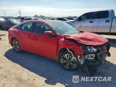 Czwarte zdjęcie samochodu z boku: 2018 HONDA CIVIC EXL VIN:JHMFC1F7XJX040167 - miniatura