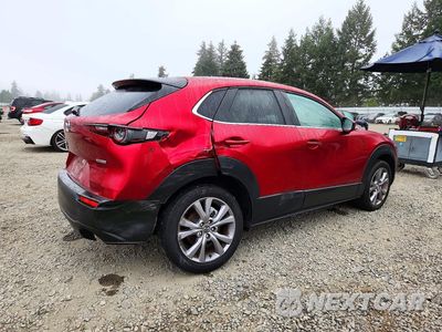 Trzecie zdjęcie samochodu z tyłu: 2021 MAZDA CX-30 SELECT VIN:3MVDMBBLXMM318640 - miniatura