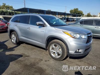 Czwarte zdjęcie samochodu z boku: 2014 TOYOTA HIGHLANDER HYBRID LIMITED VIN:5TDDCRFH8ES006207 - miniatura