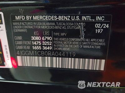 Zdjęcie 13 z 13 samochodu: 2024 MERCEDES-BENZ EQE SUV 350 4MATIC VIN:4JGGM1CB0RA044119 - miniatura