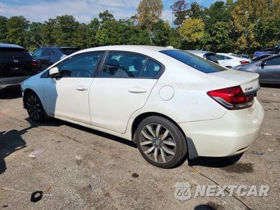 Drugie zdjęcie samochodu z przodu: 2015 HONDA CIVIC EXL VIN:19XFB2F93FE077290 - miniatura