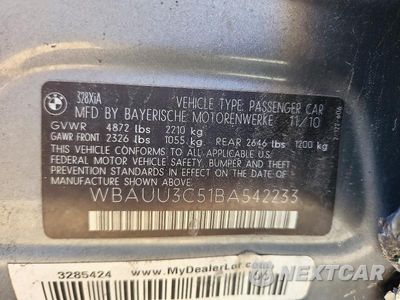 Zdjęcie 12 z 12 samochodu: 2011 BMW 328 XI VIN:WBAUU3C51BA542233 - miniatura