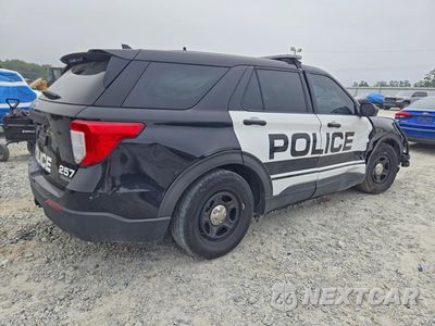 Trzecie zdjęcie samochodu z tyłu: 2022 FORD EXPLORER POLICE INTERCEPTOR VIN:1FM5K8AC0NGA48714 - miniatura