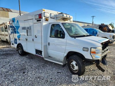Czwarte zdjęcie samochodu z boku: 2014 FORD ECONOLINE E450 SUPER DUTY CUTAWAY VAN VIN:1FDWE4FL8EDA71995 - miniatura