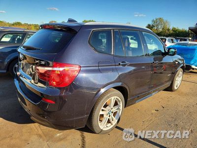 Trzecie zdjęcie samochodu z tyłu: 2014 BMW X3 XDRIVE28I VIN:5UXWX9C57E0D39204 - miniatura