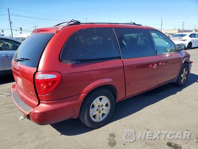 Trzecie zdjęcie samochodu z tyłu: 2007 DODGE GRAND CARAVAN SXT VIN:2D4GP44L37R357620 - miniatura