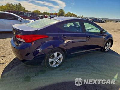 Trzecie zdjęcie samochodu z tyłu: 2013 HYUNDAI ELANTRA GLS VIN:5NPDH4AE4DH400583 - miniatura