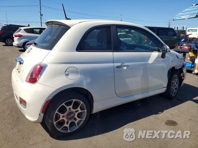 Trzecie zdjęcie samochodu z tyłu: 2012 FIAT 500 SPORT VIN:3C3CFFBR0CT313698 - miniatura