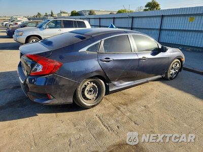 Trzecie zdjęcie samochodu z tyłu: 2017 HONDA CIVIC LX VIN:19XFC2F69HE205991 - miniatura