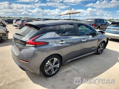 Trzecie zdjęcie samochodu z tyłu: 2019 NISSAN LEAF SV VIN:1N4AZ1CP7KC312607 - miniatura